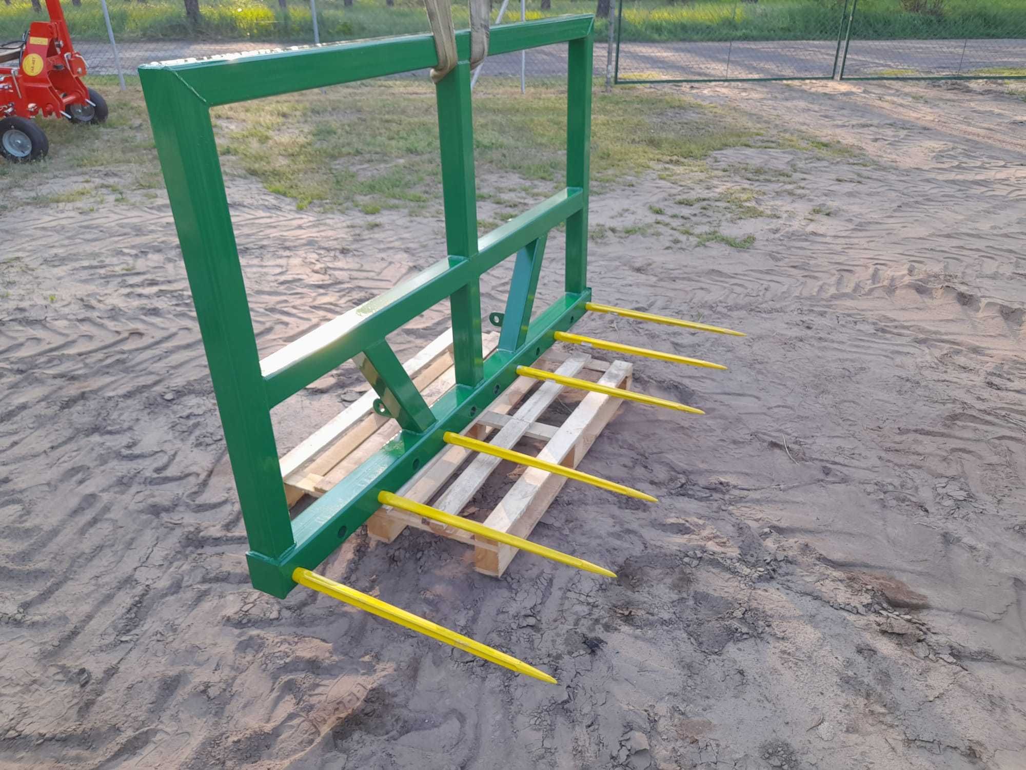 Do obornika widły pod linke na kute zęby szpile Nowe łyżka krokodyl