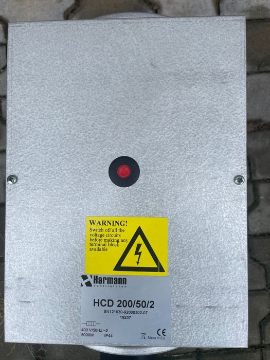 Elektryczna nagrzewnica kanalowa horman 200/5 kw