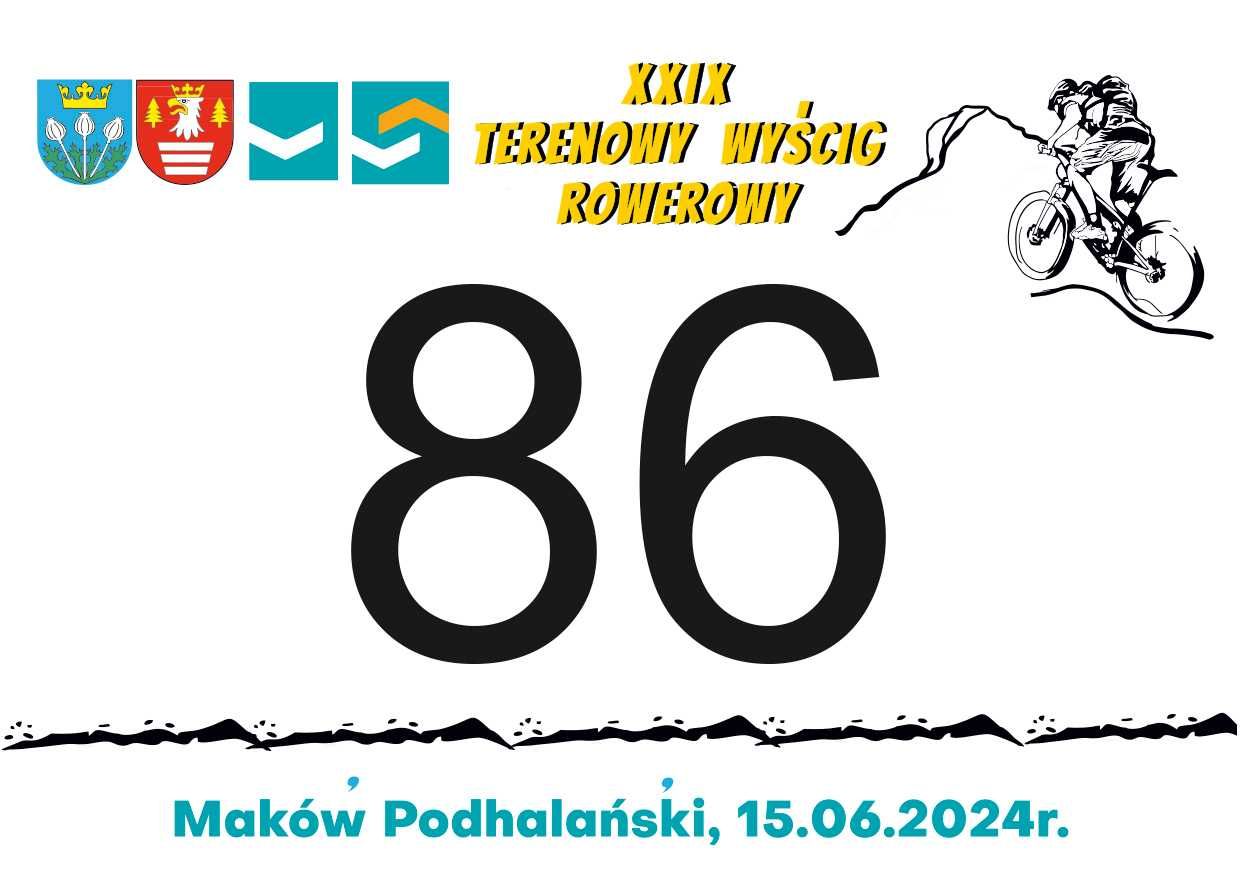 Numery startowe A5 1 pakiet zawody biegi wyścigi DRUK