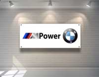 Baner plandeka BMW Mpower 150x60cm mperformance alpina