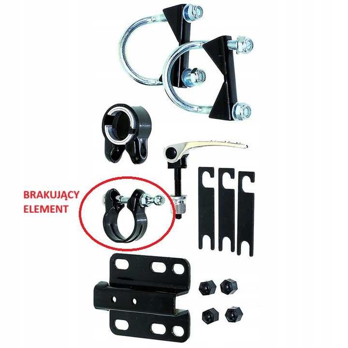 Trail Gator Hol rowerowy drążek holowniczy tandemowy BRAK ELEMENTU