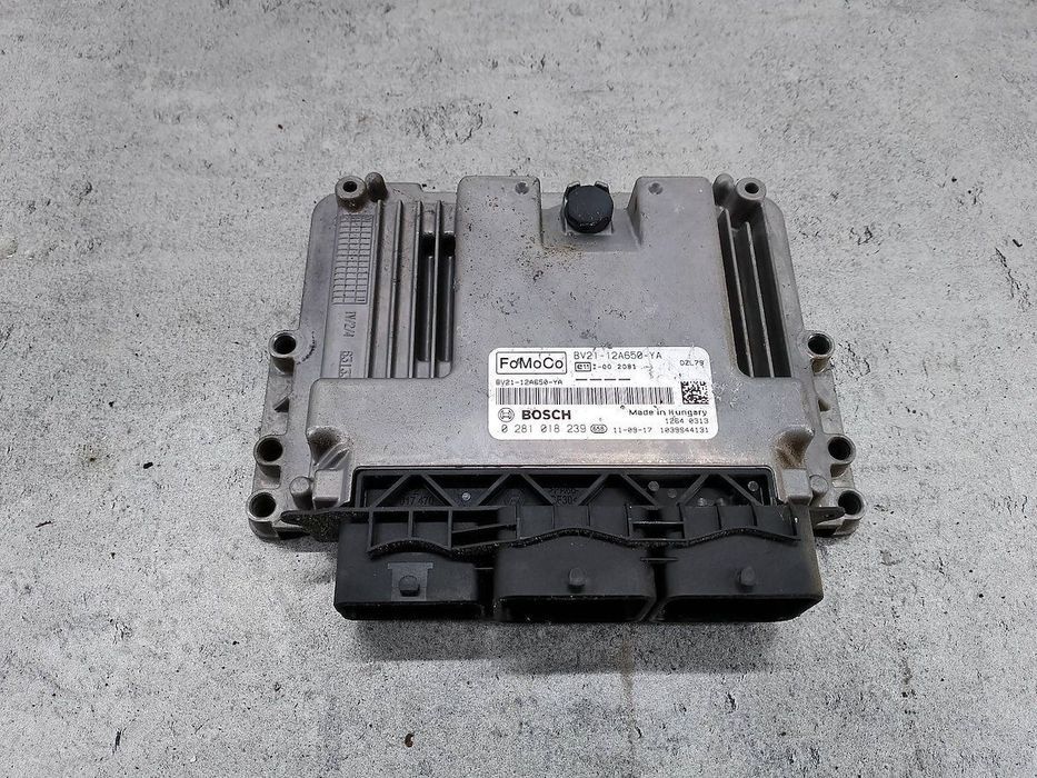 KOMPUTER, STEROWNIK FORD FIESTA MK7 BV21-12A650-YA 0281018239 1.4 TDCI