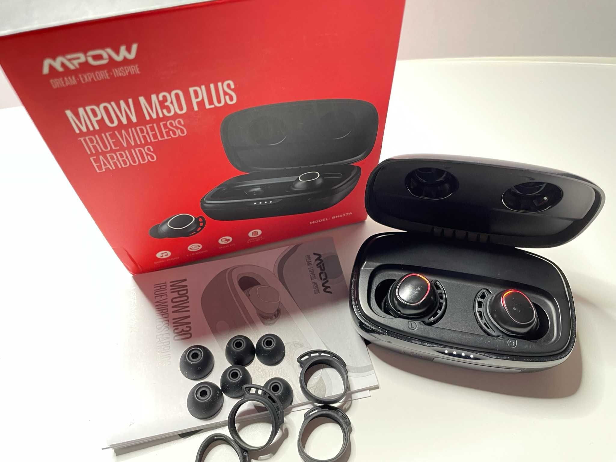 Mpow M30 bezprzewodowe słuchawki powerbank