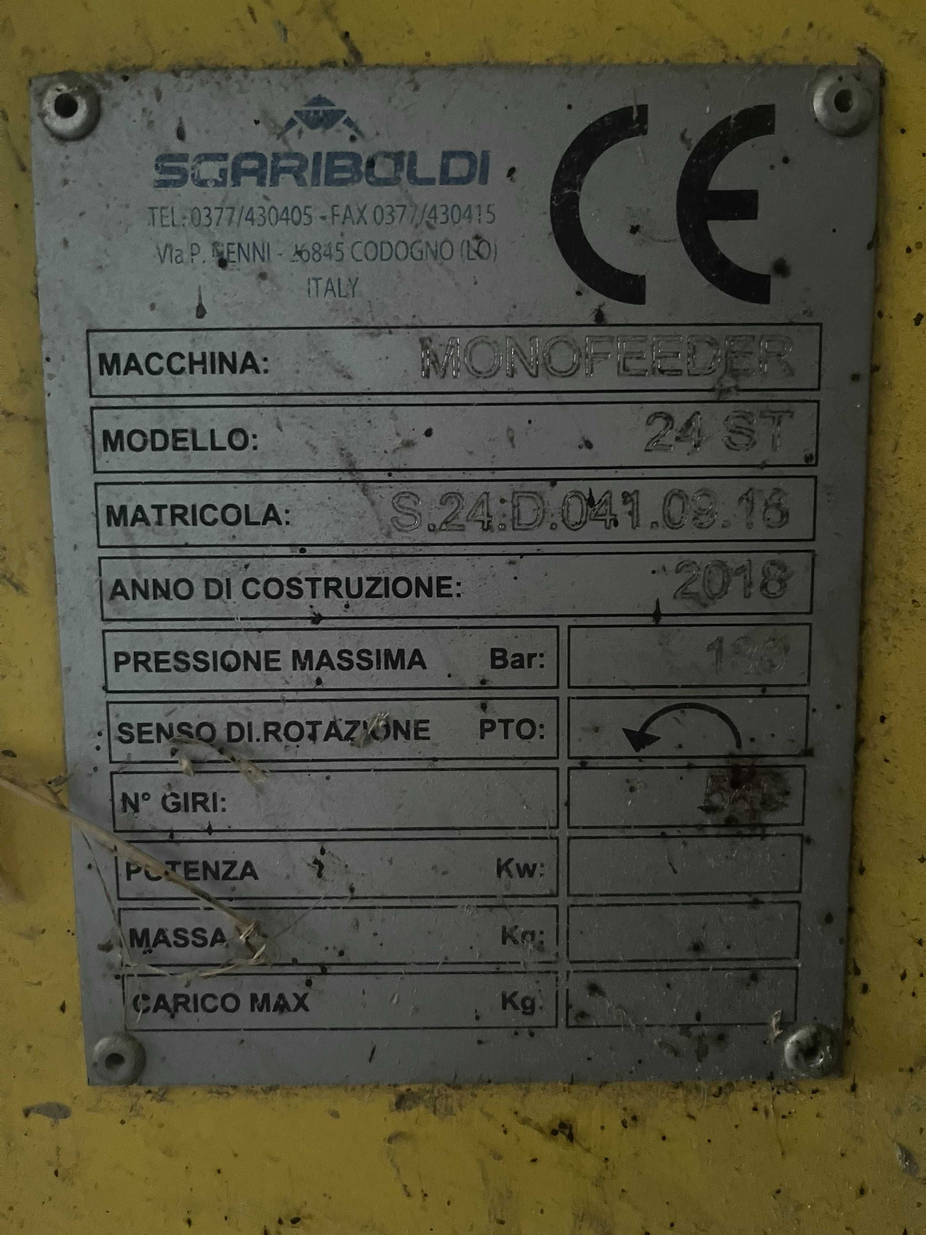 Paszowóz Sgariboldi Mono 24ST Plus