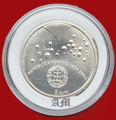 PORTUGAL - 8€ Prata - Futebol é Paixão Euro 2004