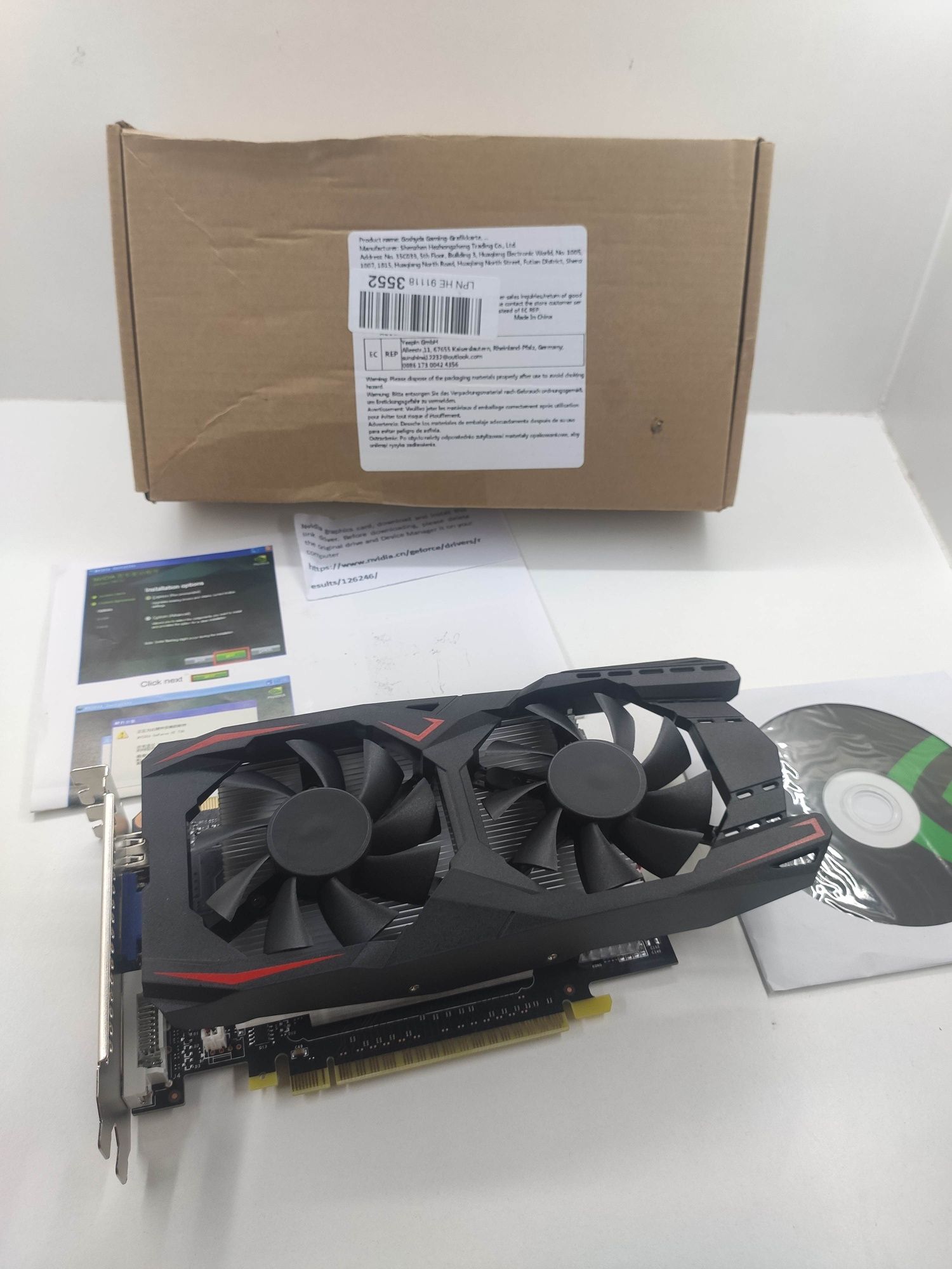 Відеокарта GTX1050Ti 4GB GDDR5 128BIT PCI-E.
Об'єм пам'яті: 4 ГБ.
Тип