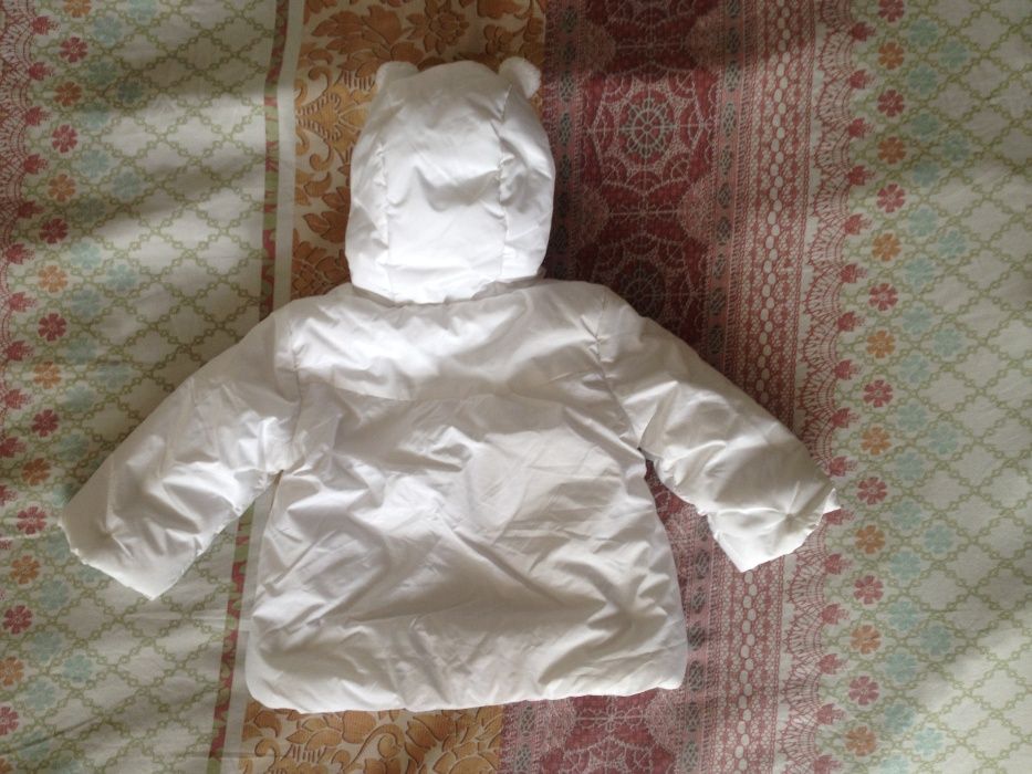 Куртка белоснежная, Mothercare, 6–9 мес.