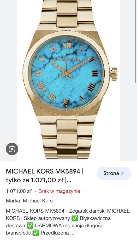 Damski zegarek Michael Kors MK5894