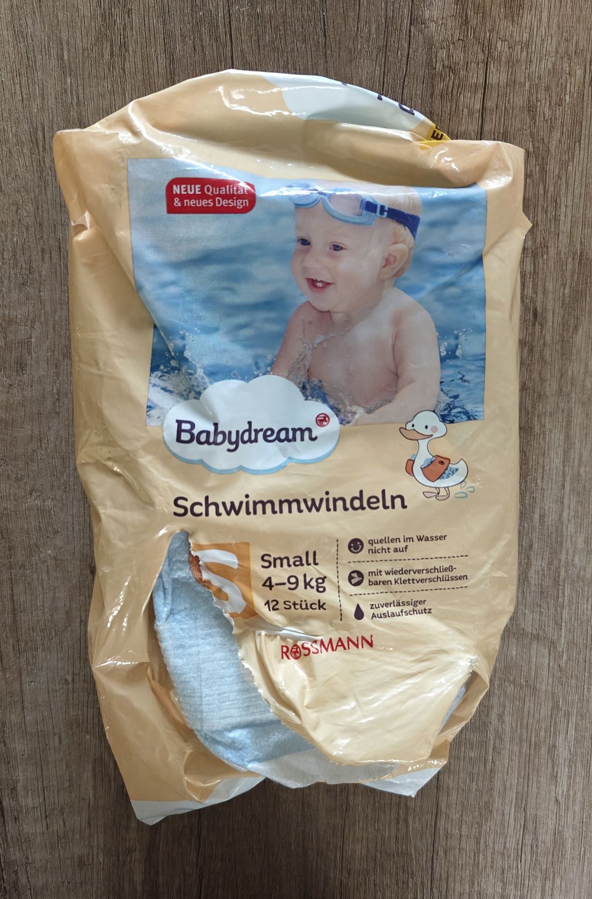 Pieluszki pampersy do wody kąpieli S 4-9kg