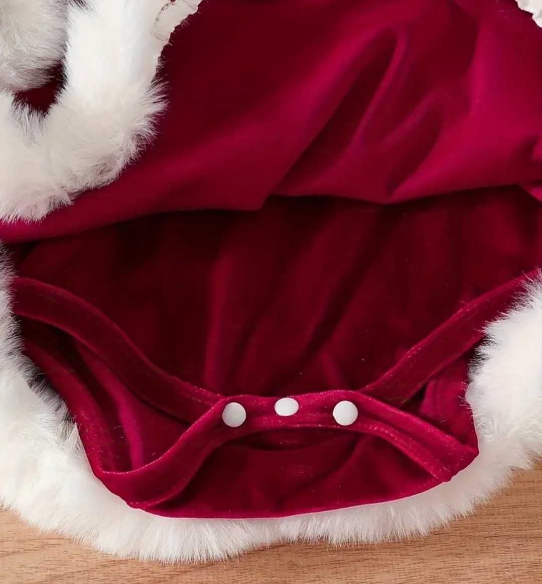 Vestido de natal bebê menina 0 a 3 meses