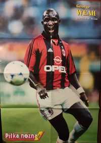 AC MILAN - George WEAH !!! DUŻY plakat A1 !!!