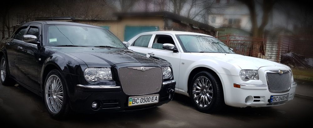 Авто для весілля. Chrysler 300 c. Весільний кортеж. Оренда авто.