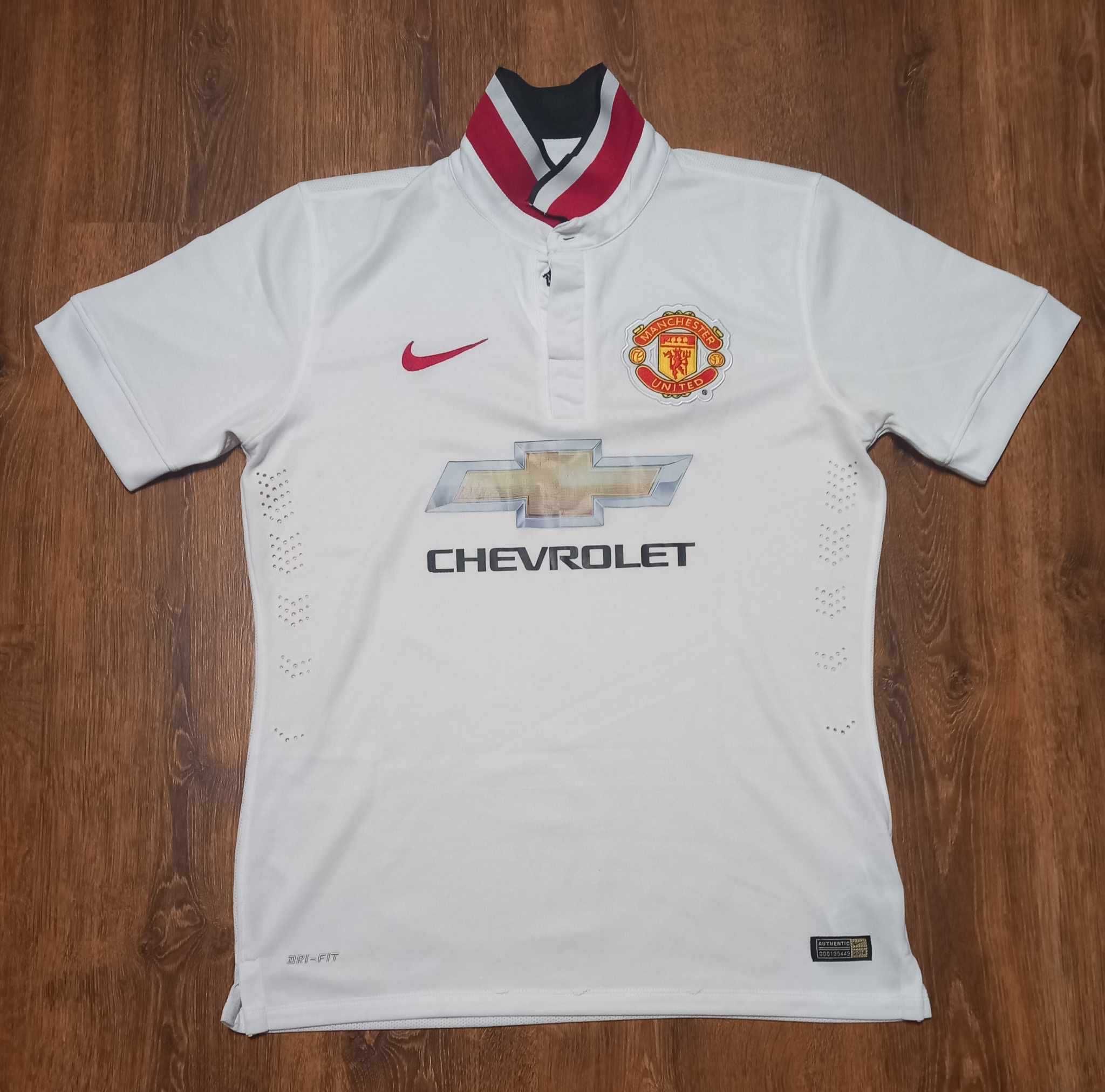 Koszulka Manchester United Chevrolet Biała