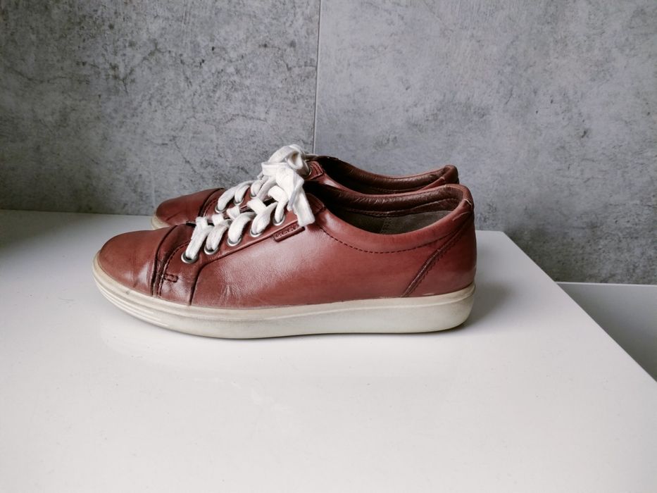 Buty Ecco soft 7 36 skóra naturalna sneakersy skórzane