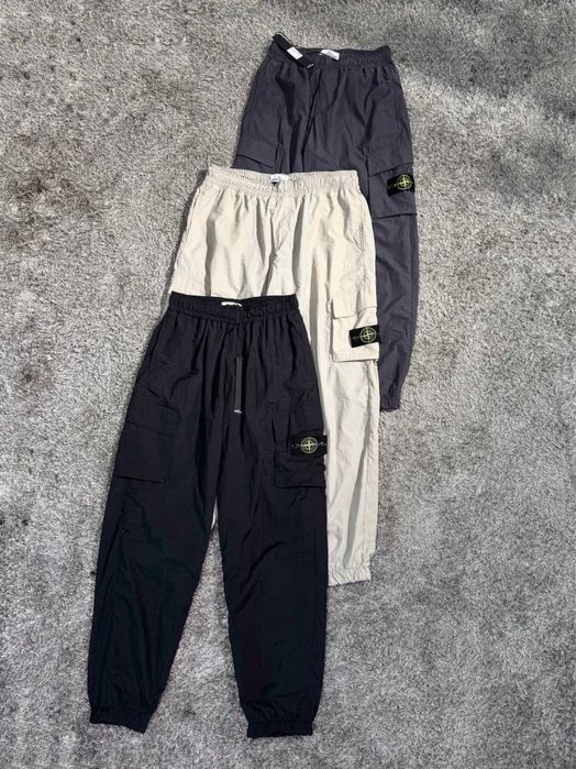 Штани STONE island nylon cargo pants  0246