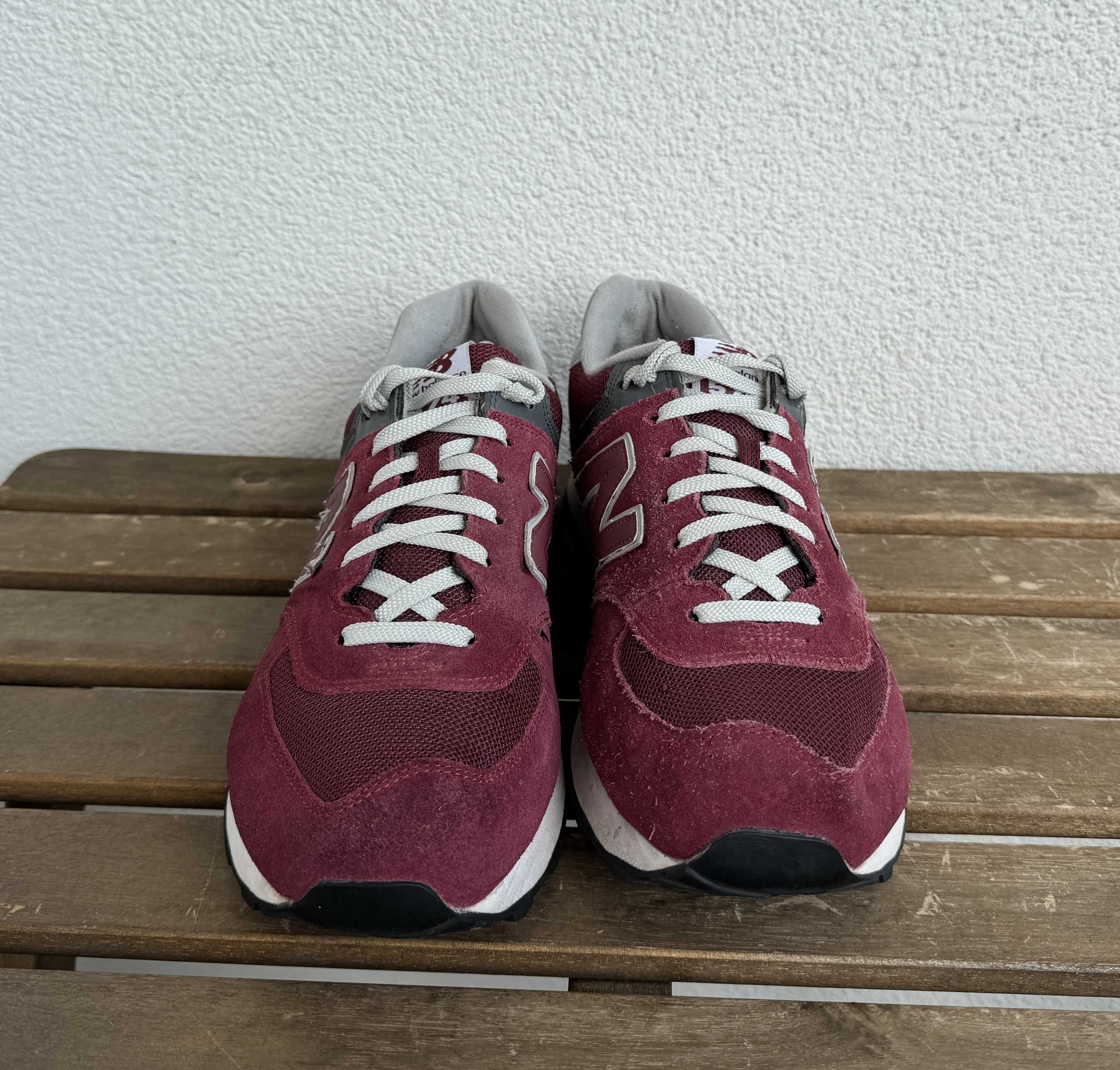 Buty Sportowe Męskie Zamszowe New Balance 574 Suede Sneakers Rozm 44