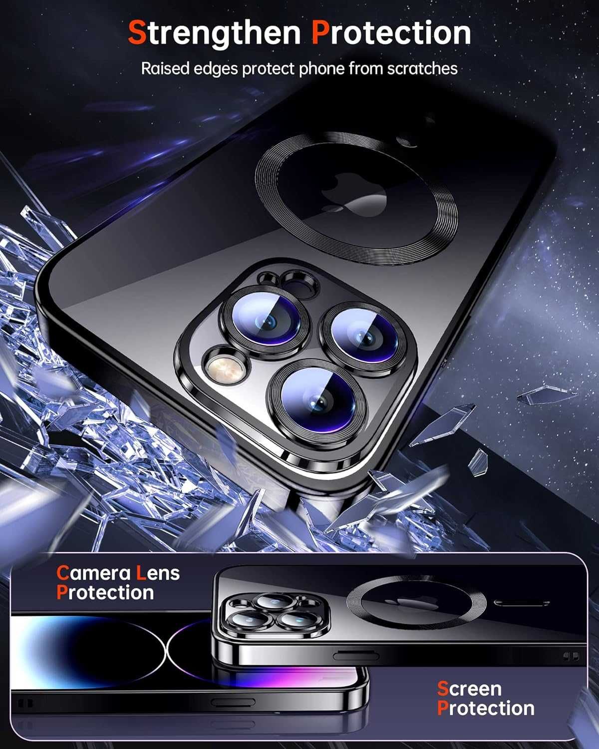 etui do iPhone 14 Pro Max 6,7'' 2x szkło hartowane