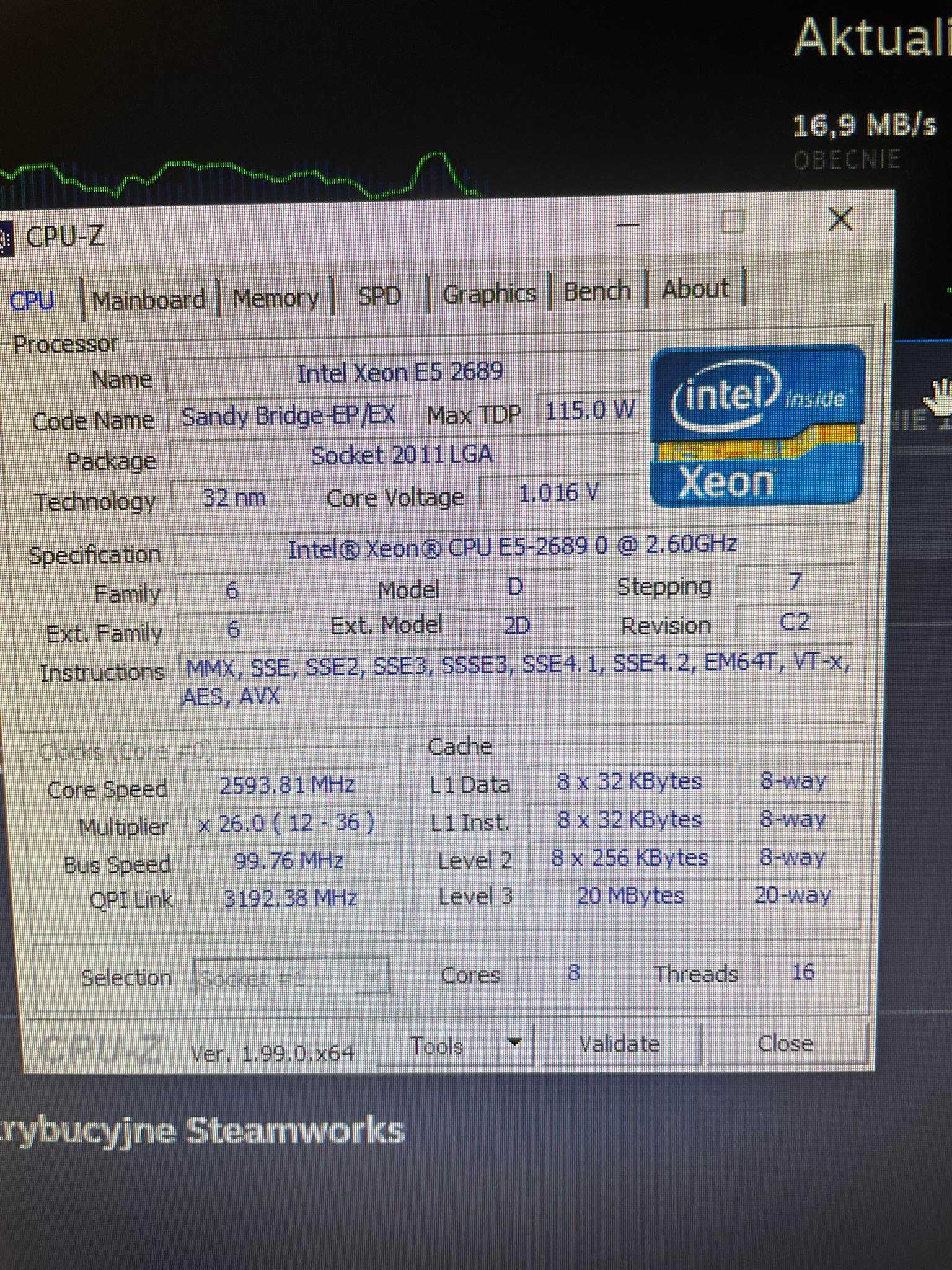 Komputer Stacjonarny GTX 770 | e5-2689 | 16GB RAM | SSD | WINDOWS 10 |