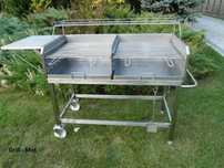 Gastronomiczny grill nierdzewny średni 1200 x 600