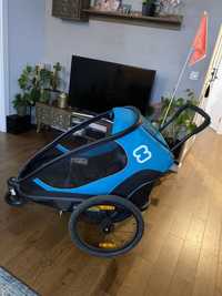 Przyczepka rowerowa/wózek dla dzieci 2 osobowa Hamax Pioneer