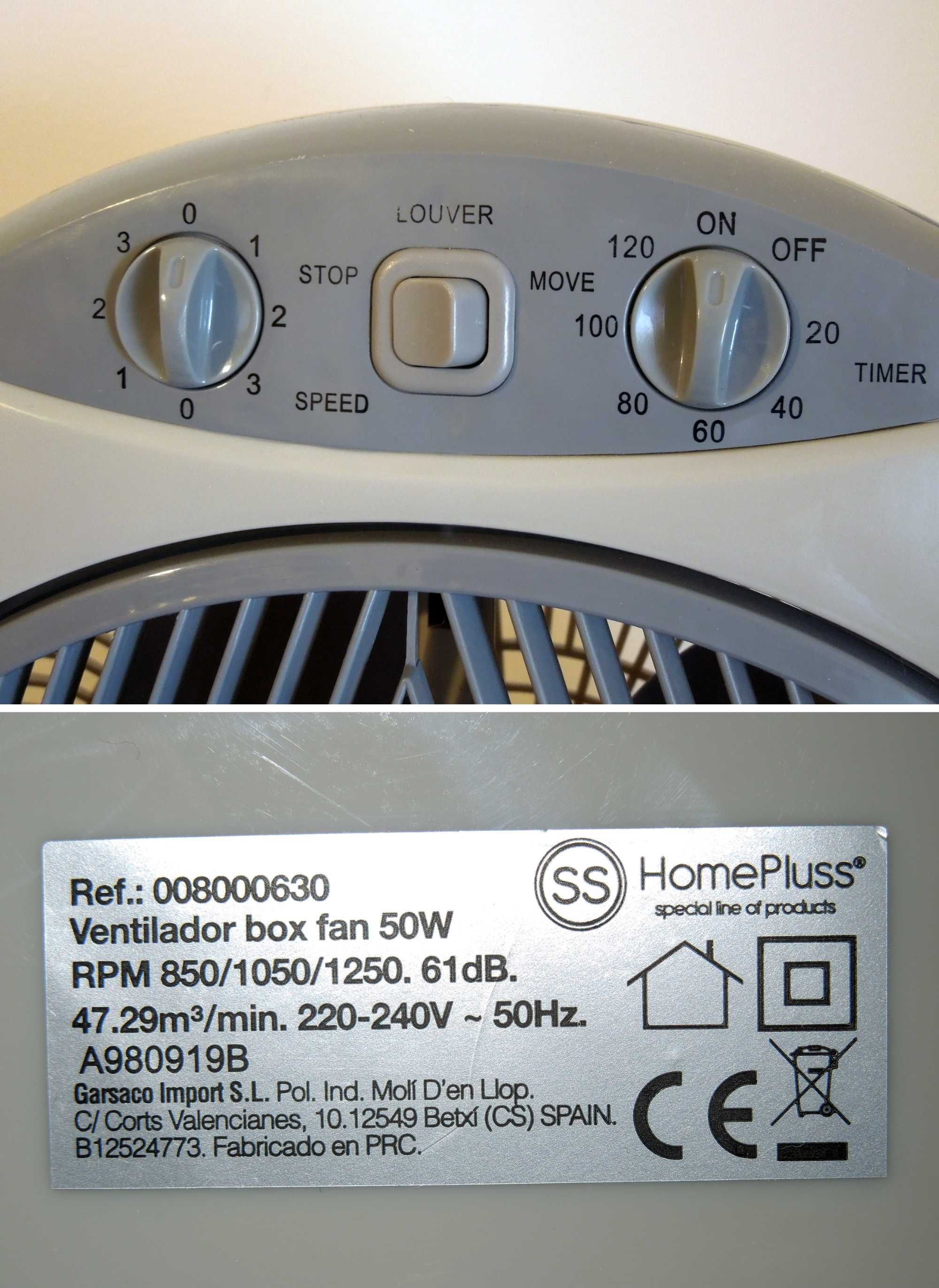 Ventilador de mesa / Torre ventilação Silvercrest - 20€ por ventilador