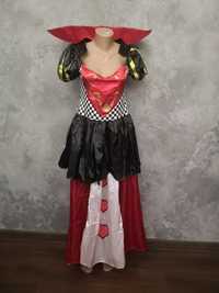 Карнавальный костюм платье Червона красная королева S косплей хелоуин