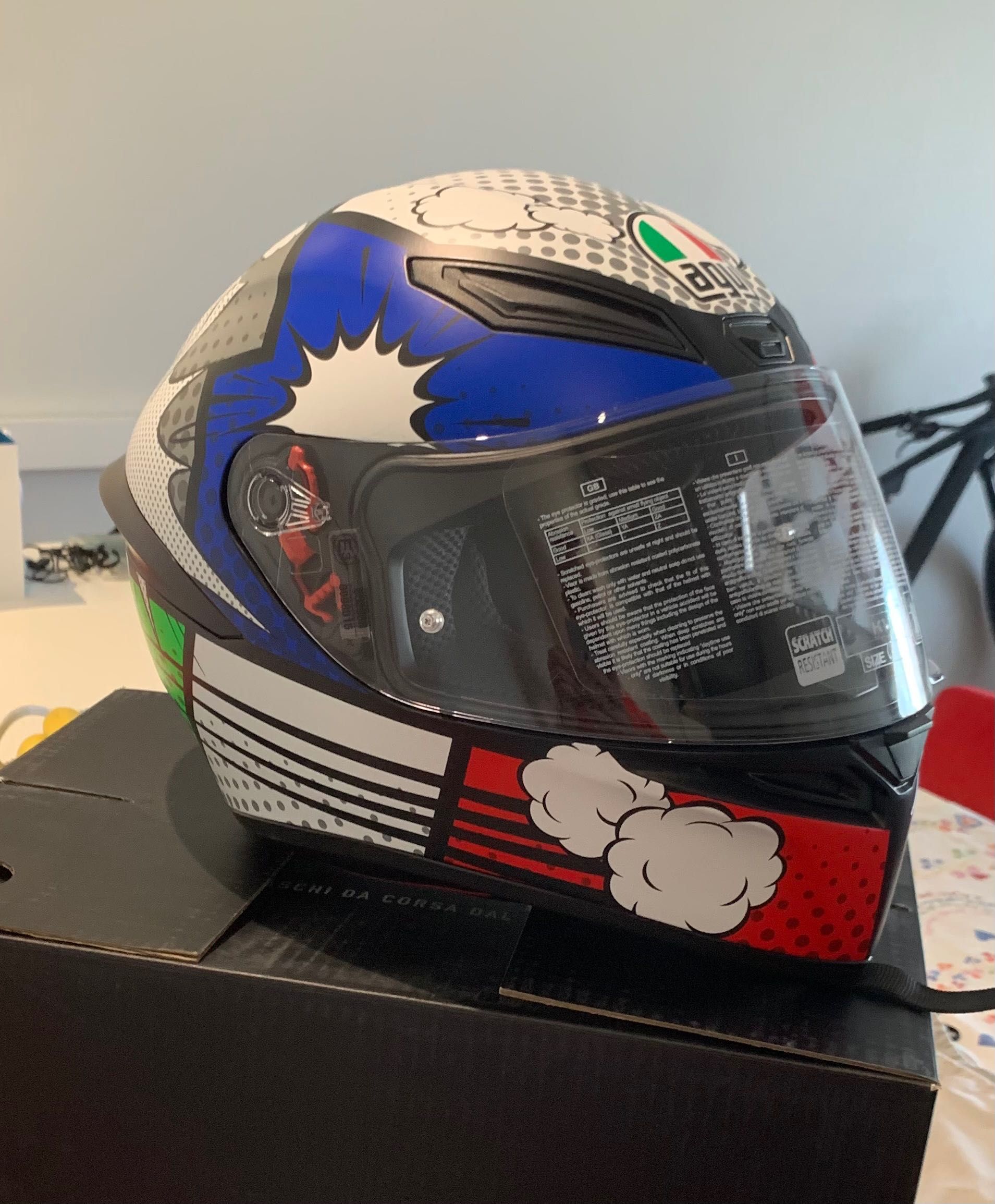 Capacete AGV xs novo