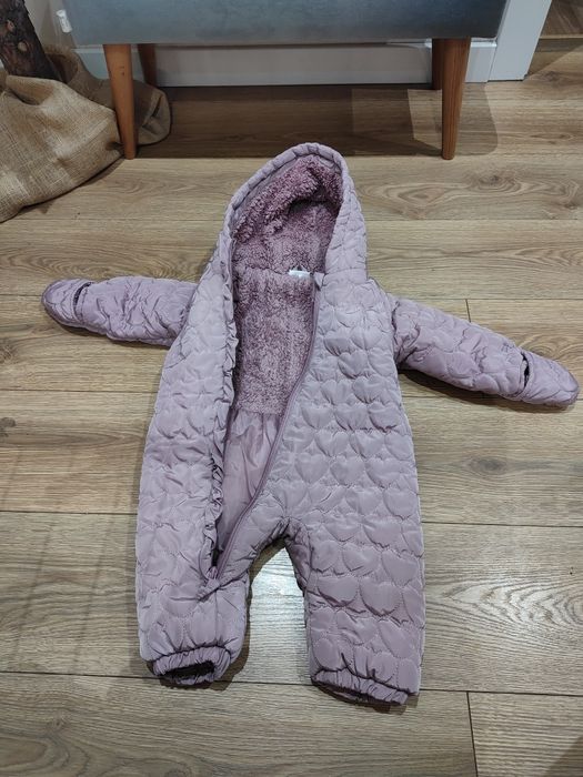 Kombinezon zimowy dla dziewczynki 80 pepco różowy