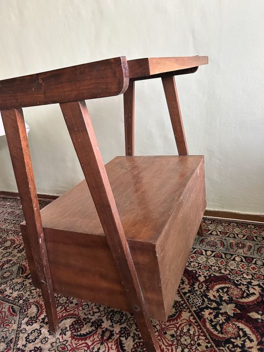 Stolik drewniany rtv prl