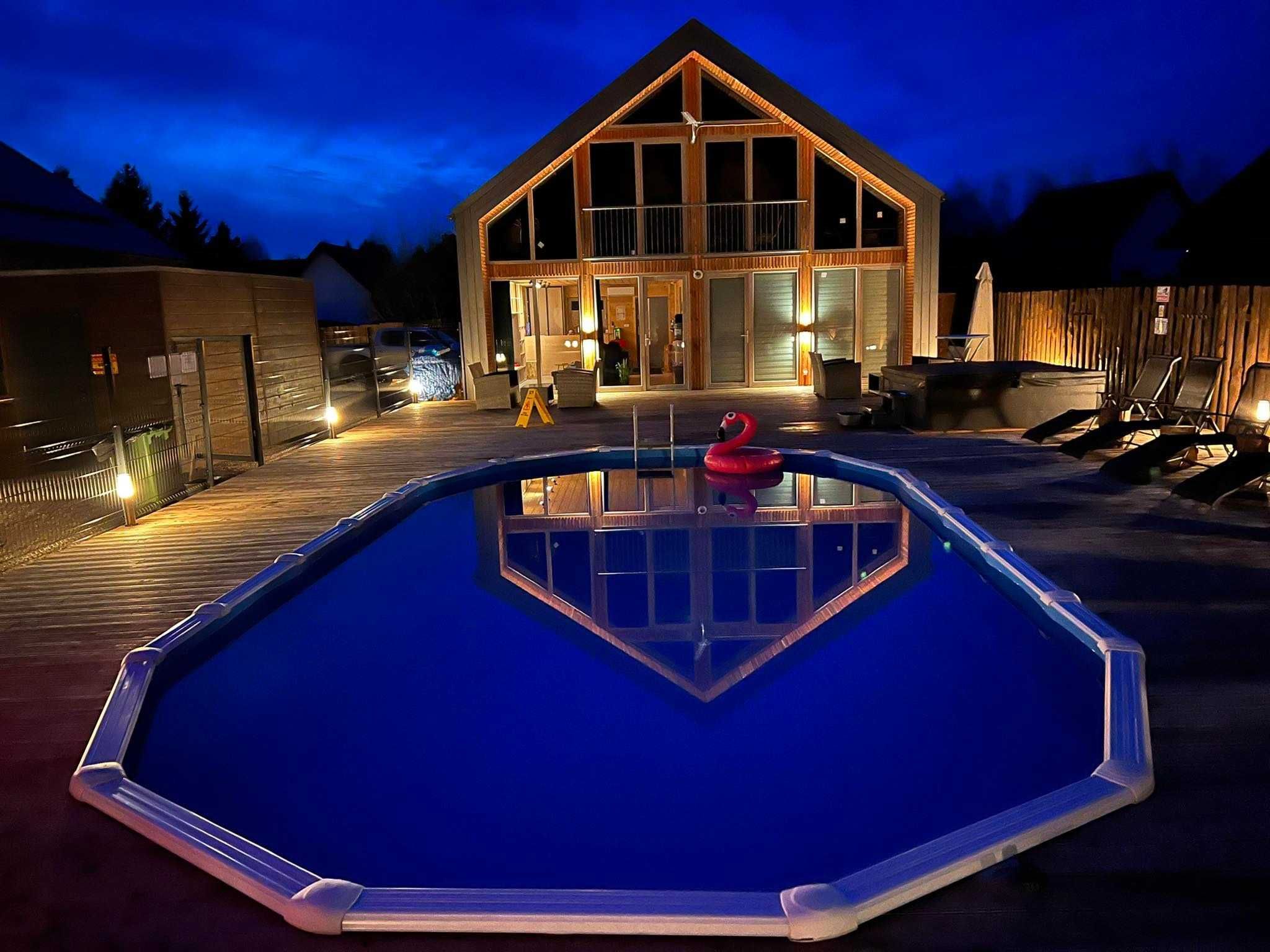 Całoroczne domki do wynajęcia SPA, Jacuzzi, sauna, basen STREFA CISZY