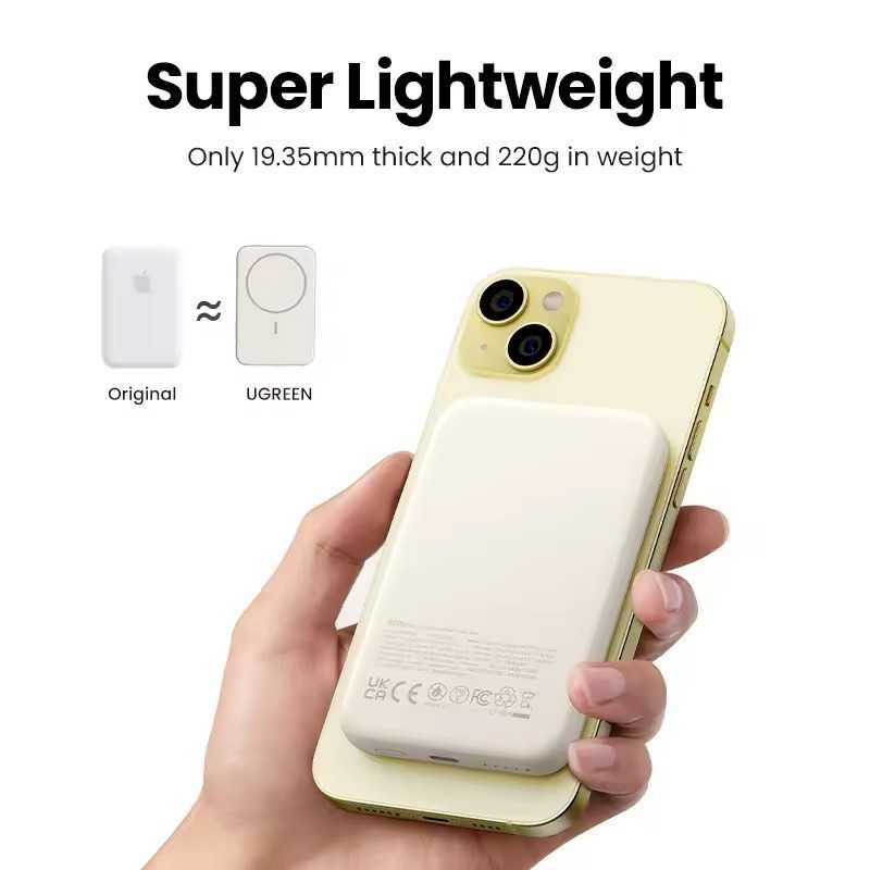 Беспроводной повербанк для айфона Power Bank 10000 павер банк магсейф