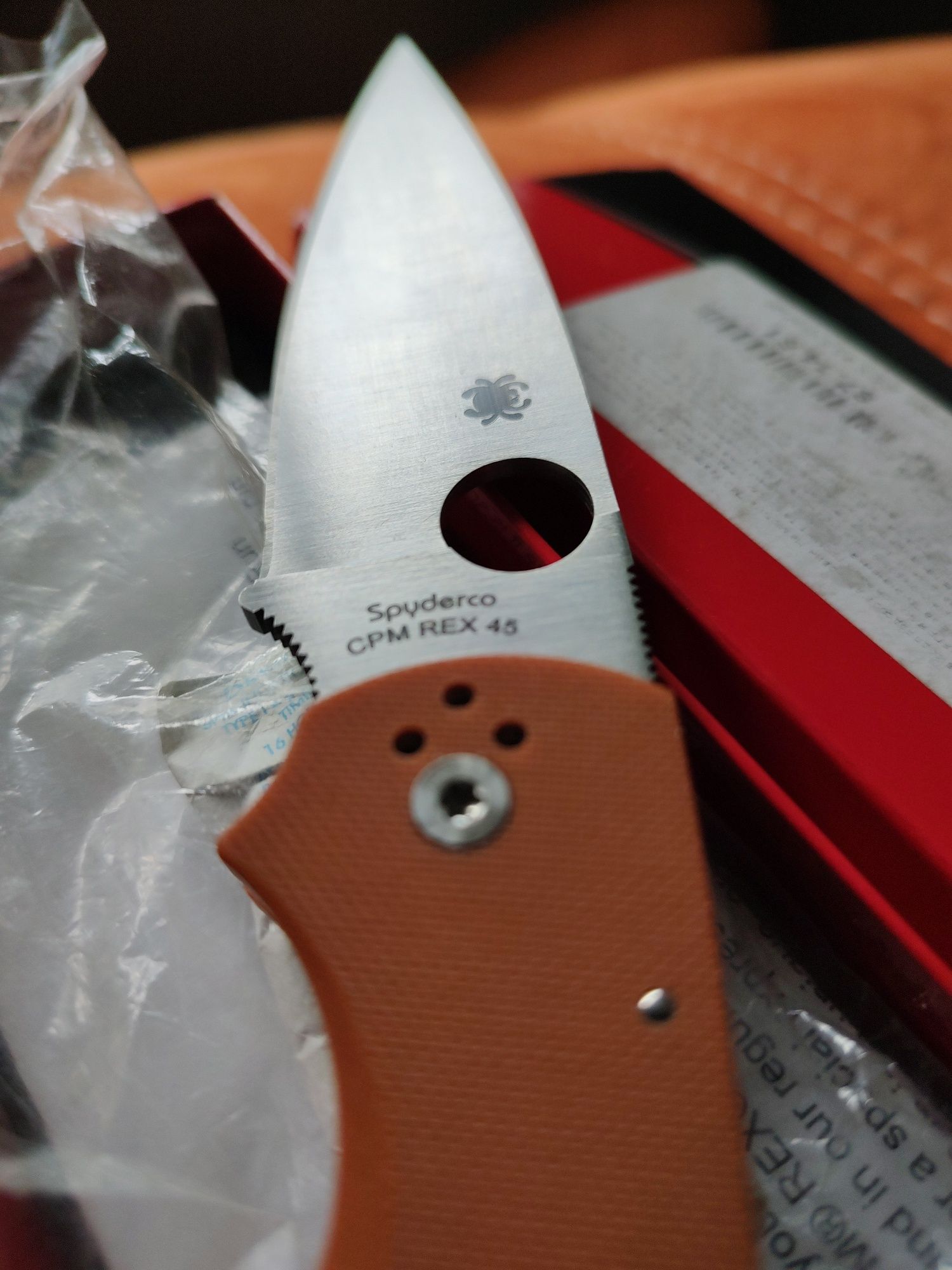 Spyderco Native Chief REX 45 Orange