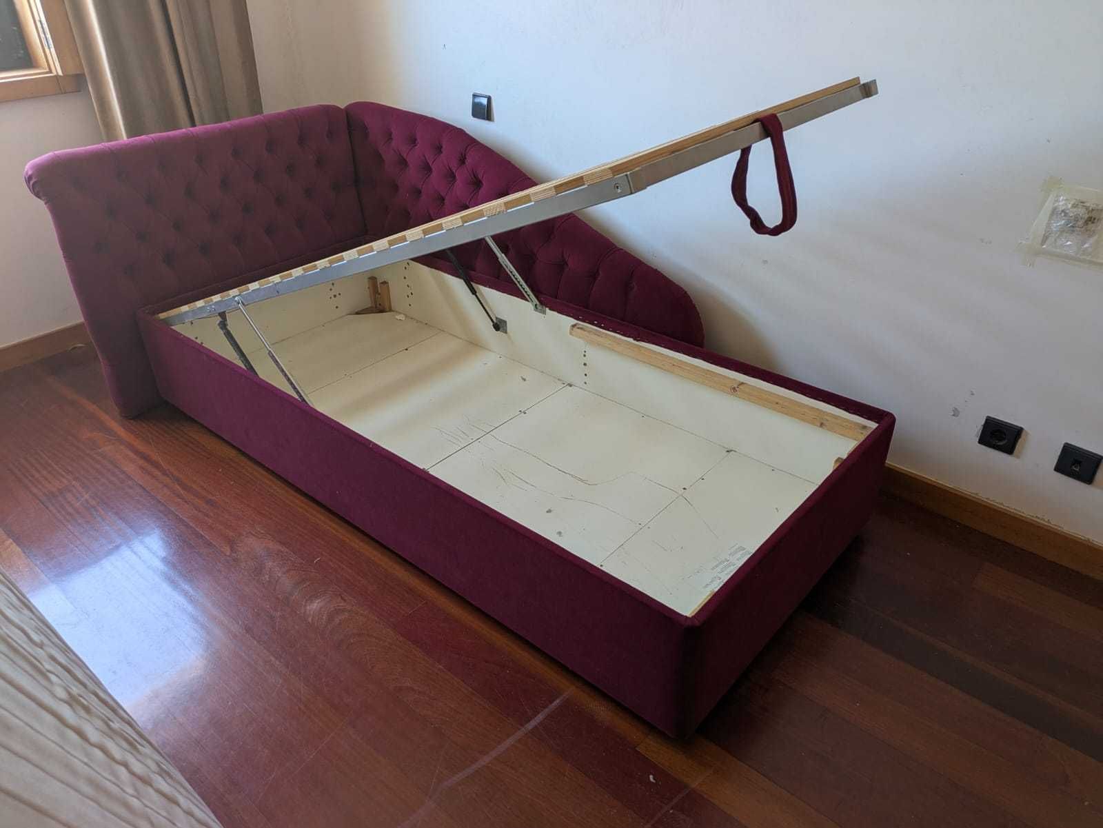 Cama Solteiro c/ Arrumação