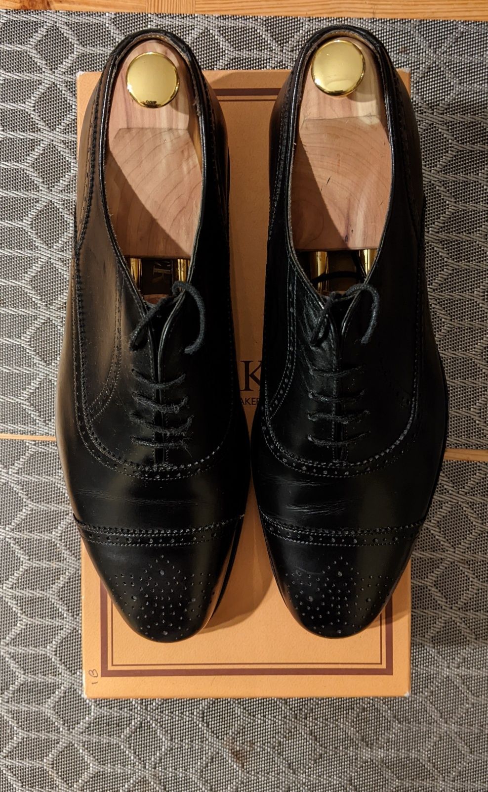 Buty Barker New Castle Black Oxford