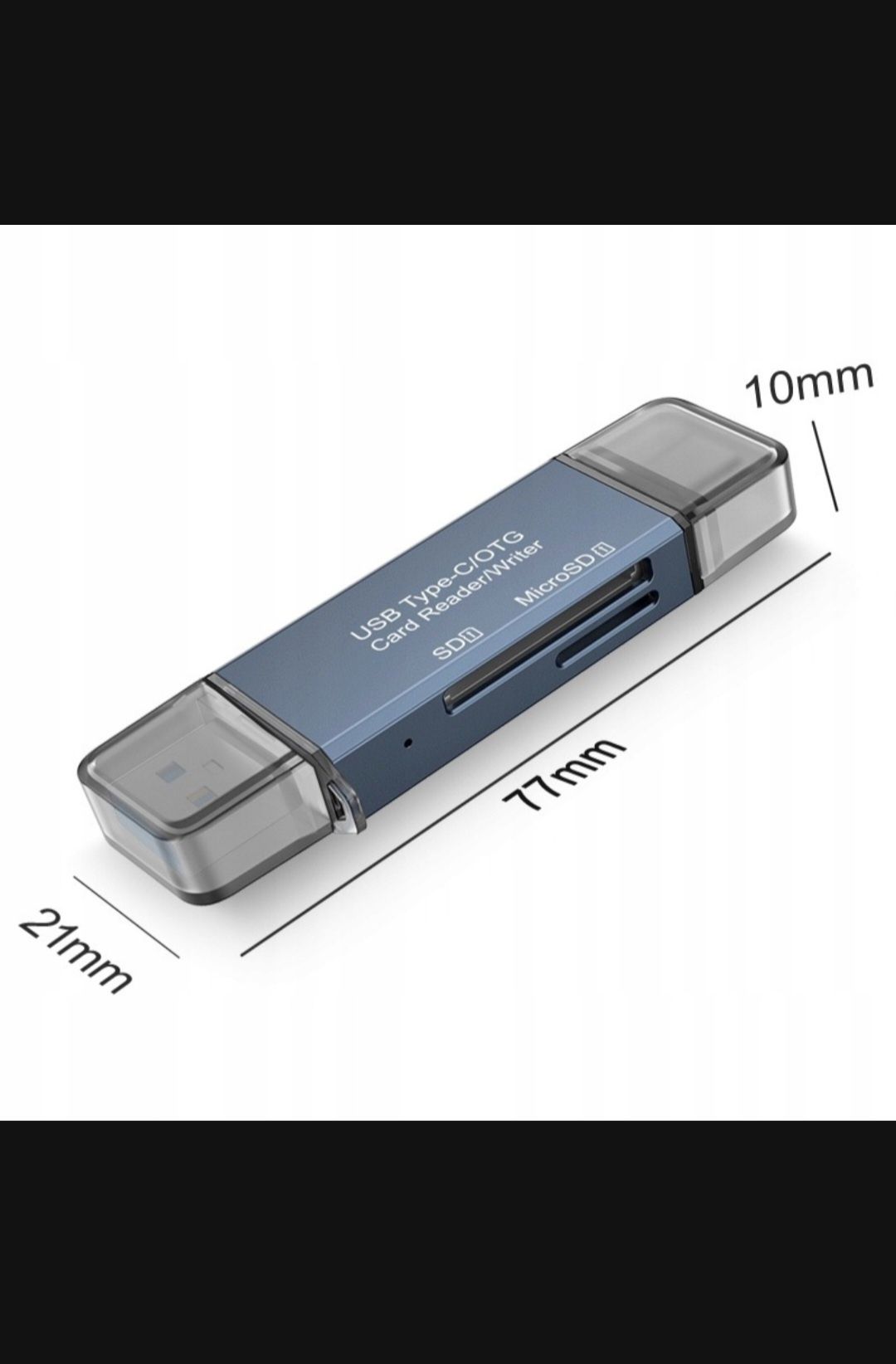 Czytnik Kart Pamięci SD USB 3.0 USB-C Adapter 4w1