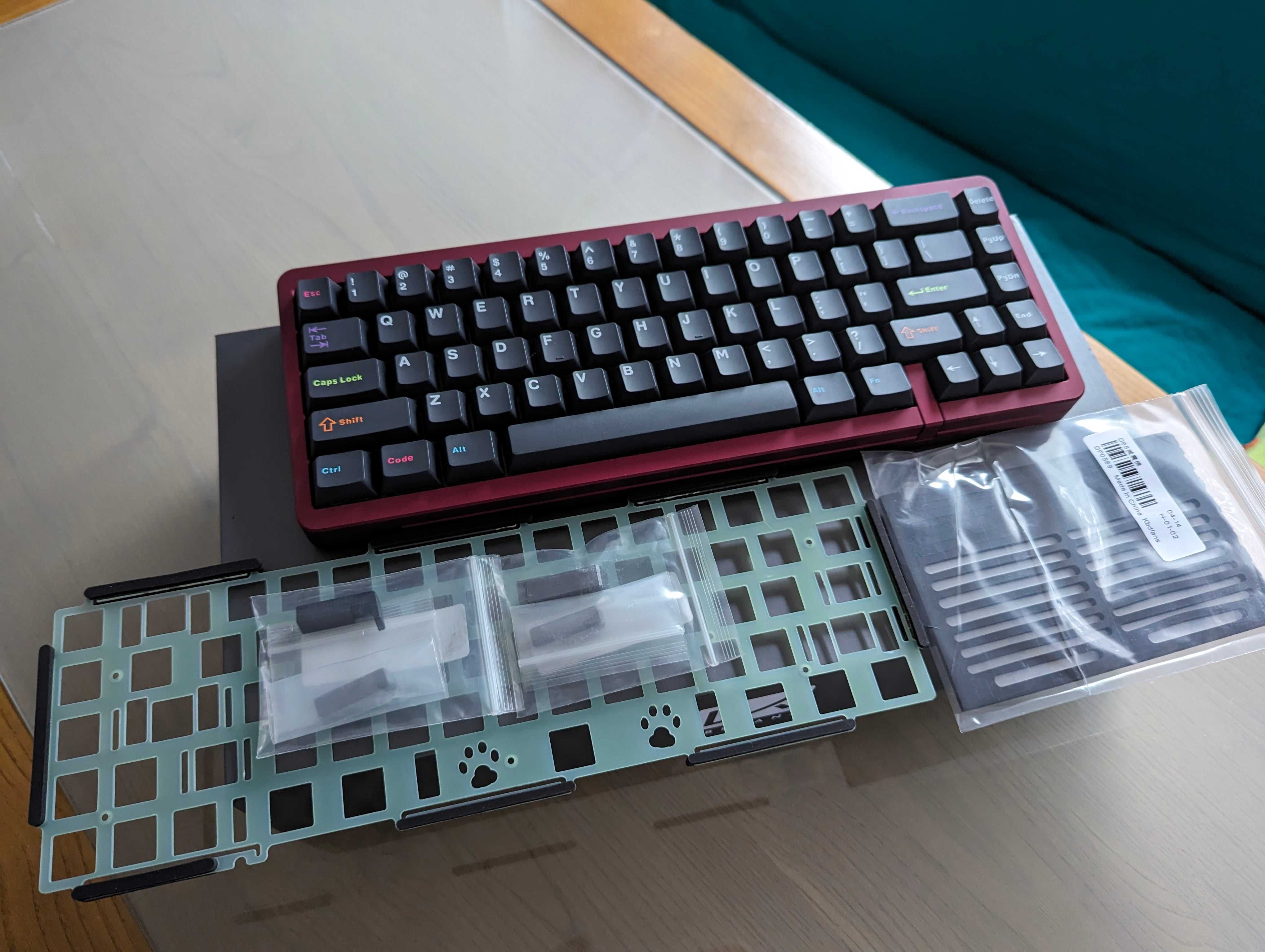 KBDfans D65 teclado custom gaming hotswap RGB