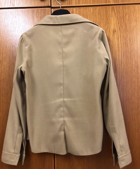 Casaco camisa bege