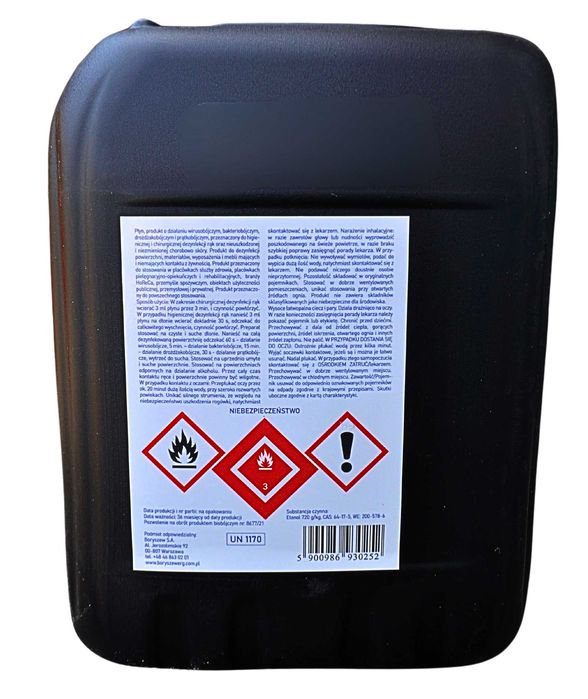 ERG CleanSkin PRO 20L higieniczna i chirurgiczna dezynfekcja rąk