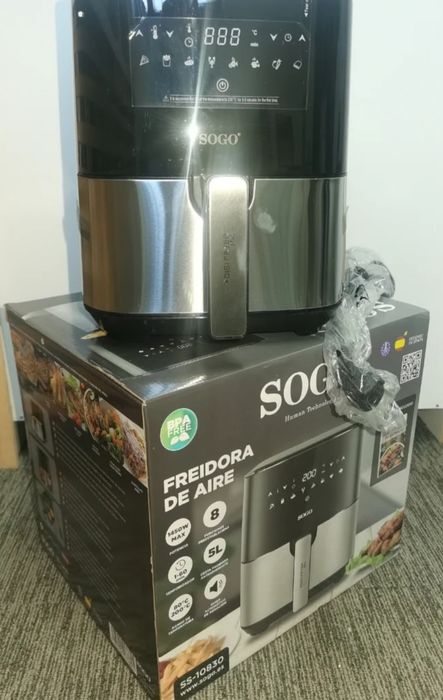 Fritadeira Air Fryer Sogo 1450W nova na caixa