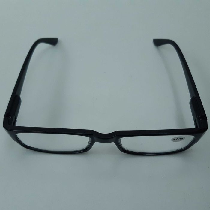 Óculos de Leitura Novos Pretos Graduados +1.00