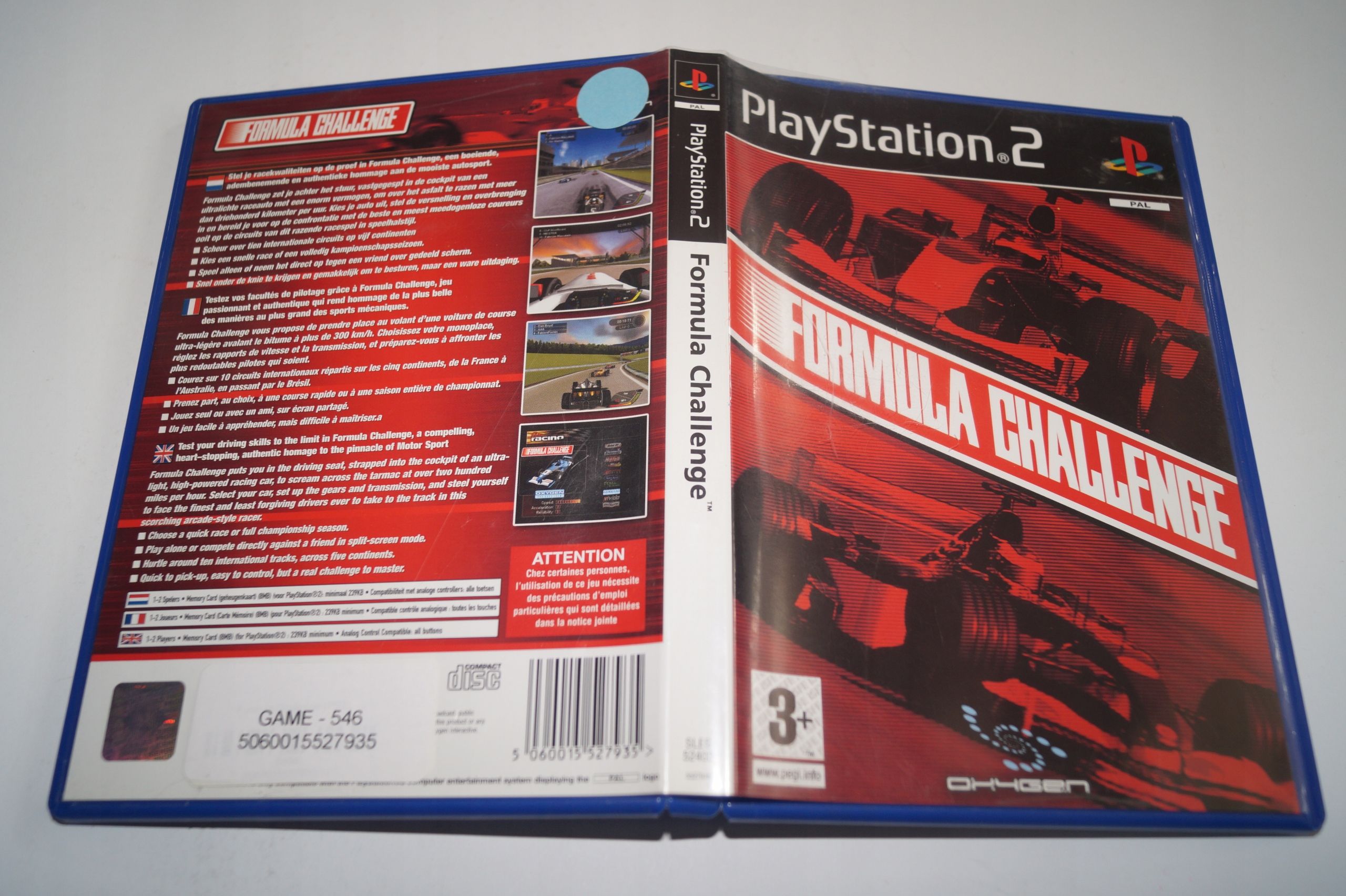 Gra Formula Challenge Ps2 Sony Playstation 2 (Ps2)