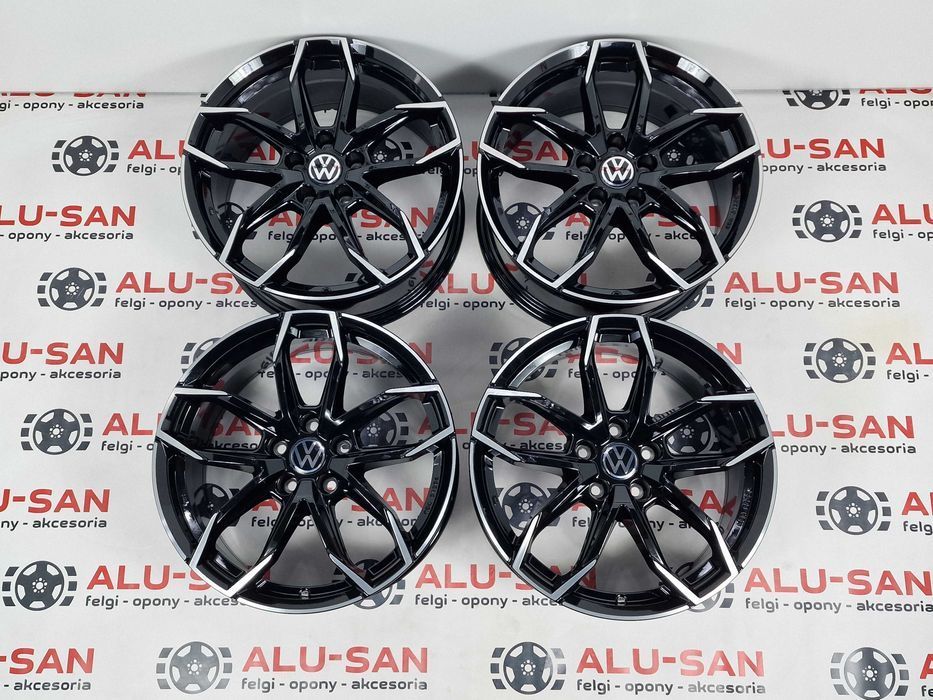 Nowe alufelgi VW 18" 5x112 PASSAT B5 B6 B7 B8 CC SCIROCCO - Czarne