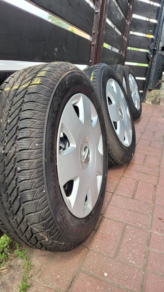 Koła zimowe + kołpaki nissan almera, primer, tino