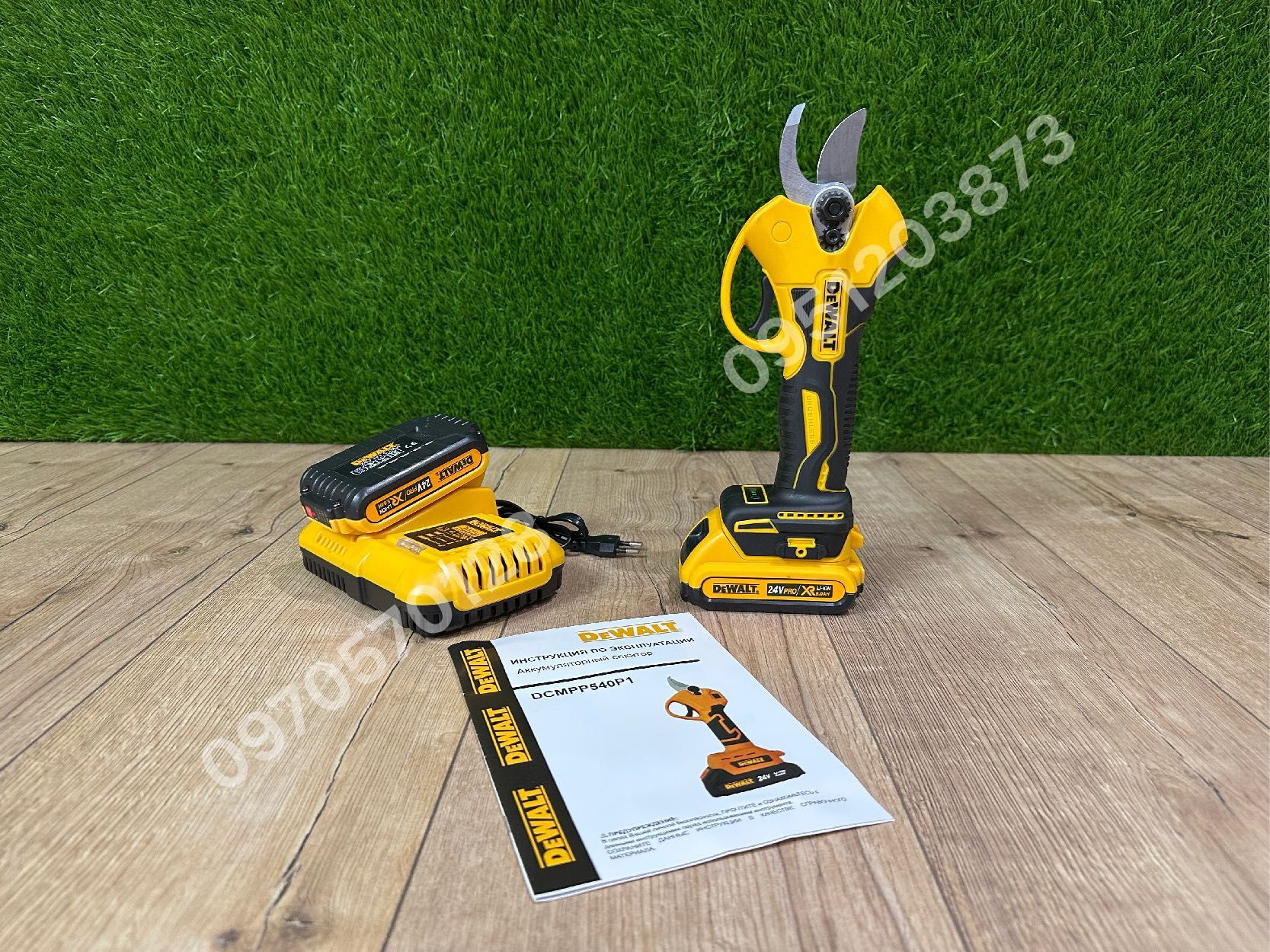 Аккумуляторный Секатор DeWALT DCMPP540P1 24V 5Ah для точной обрезки