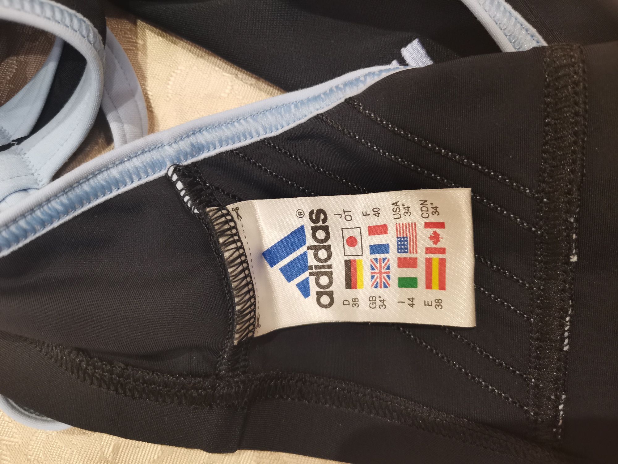 Top sportowy, stanik Adidas rozm S, siłownia, fitness , czarny