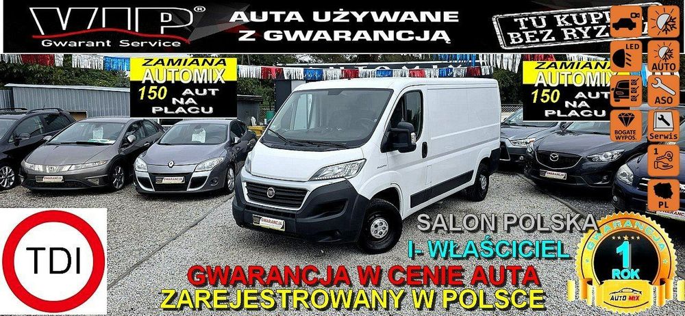 Fiat Ducato  L2H1 130KM ,Salon PL-1 wł !BEZ AD BLUE !GWARANCJA,Zamiana Automi-x.pl