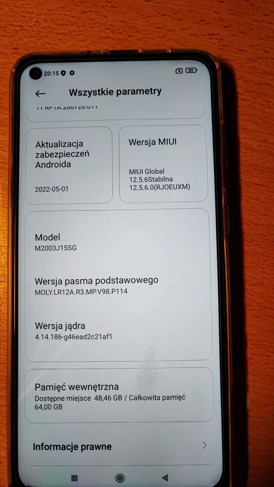 Xiaomi Redmi Note 9 3/64 LTE NFC Zielony