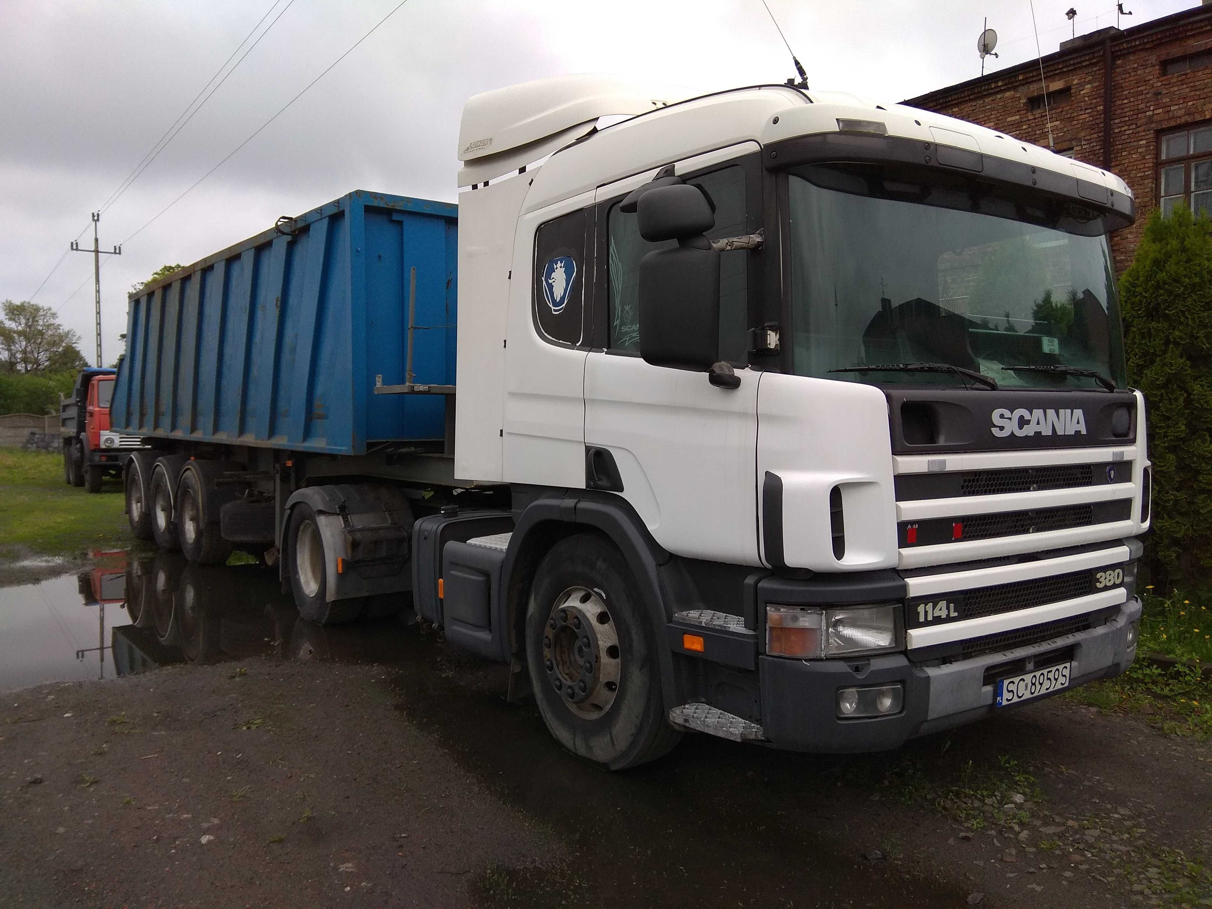 Usługi transportowe wywrotką 6x4, 8x4 piasku, ziemi