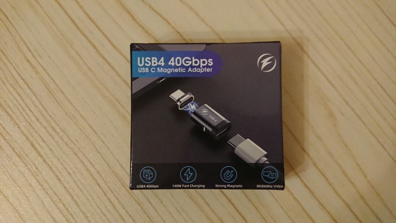 Магнитный адаптер USB-C (40 Gb/s, 8K at 60 Hz, 140 W)