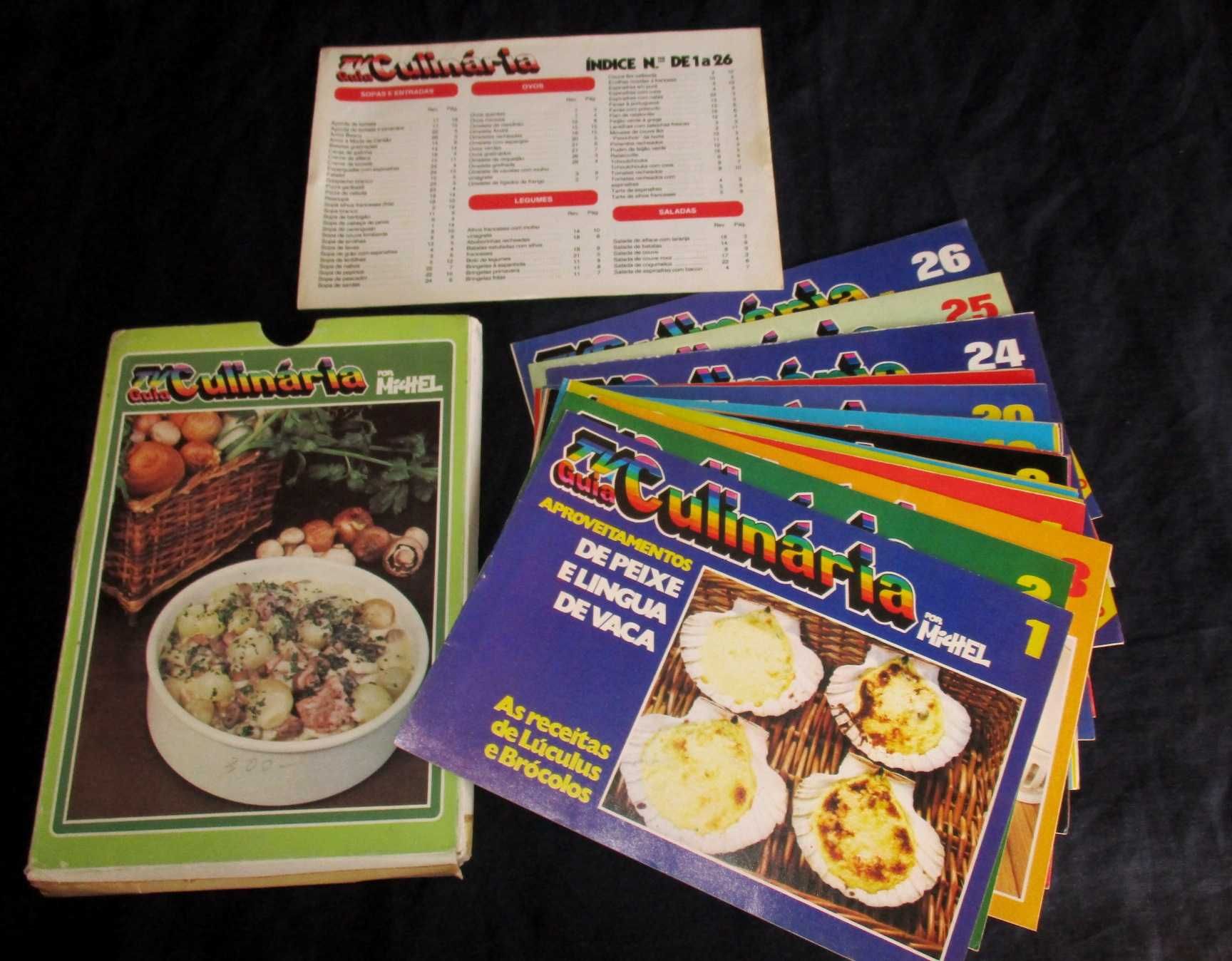 Livro TV Guia Culinária Michel Fichas 1981